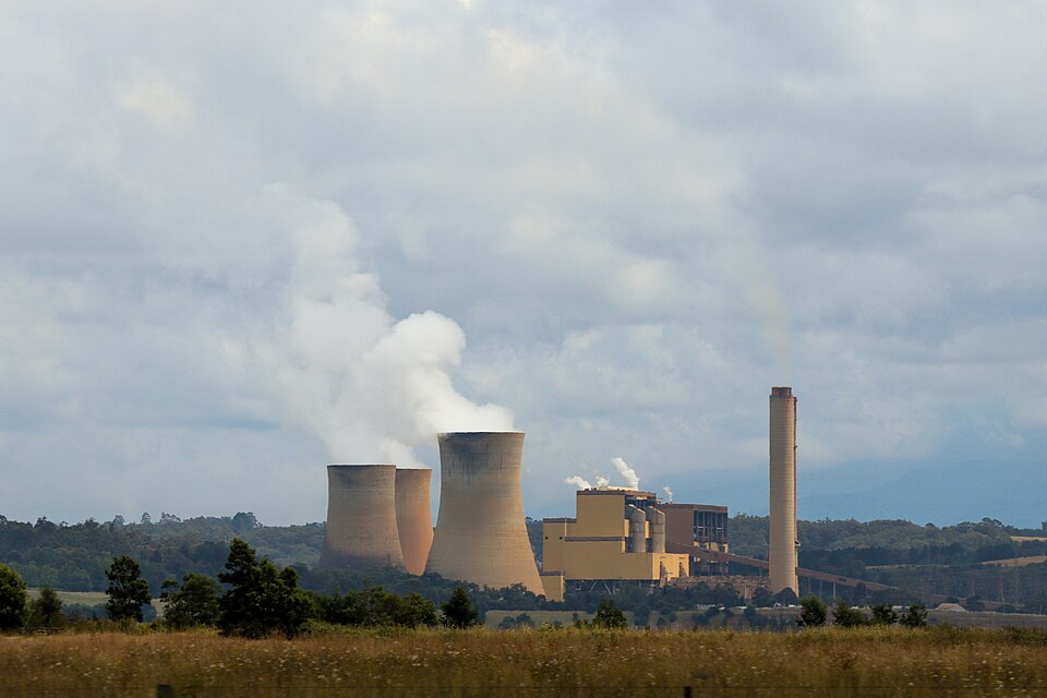 Yallourn W brown coal-fired power station in Victoria, Australia