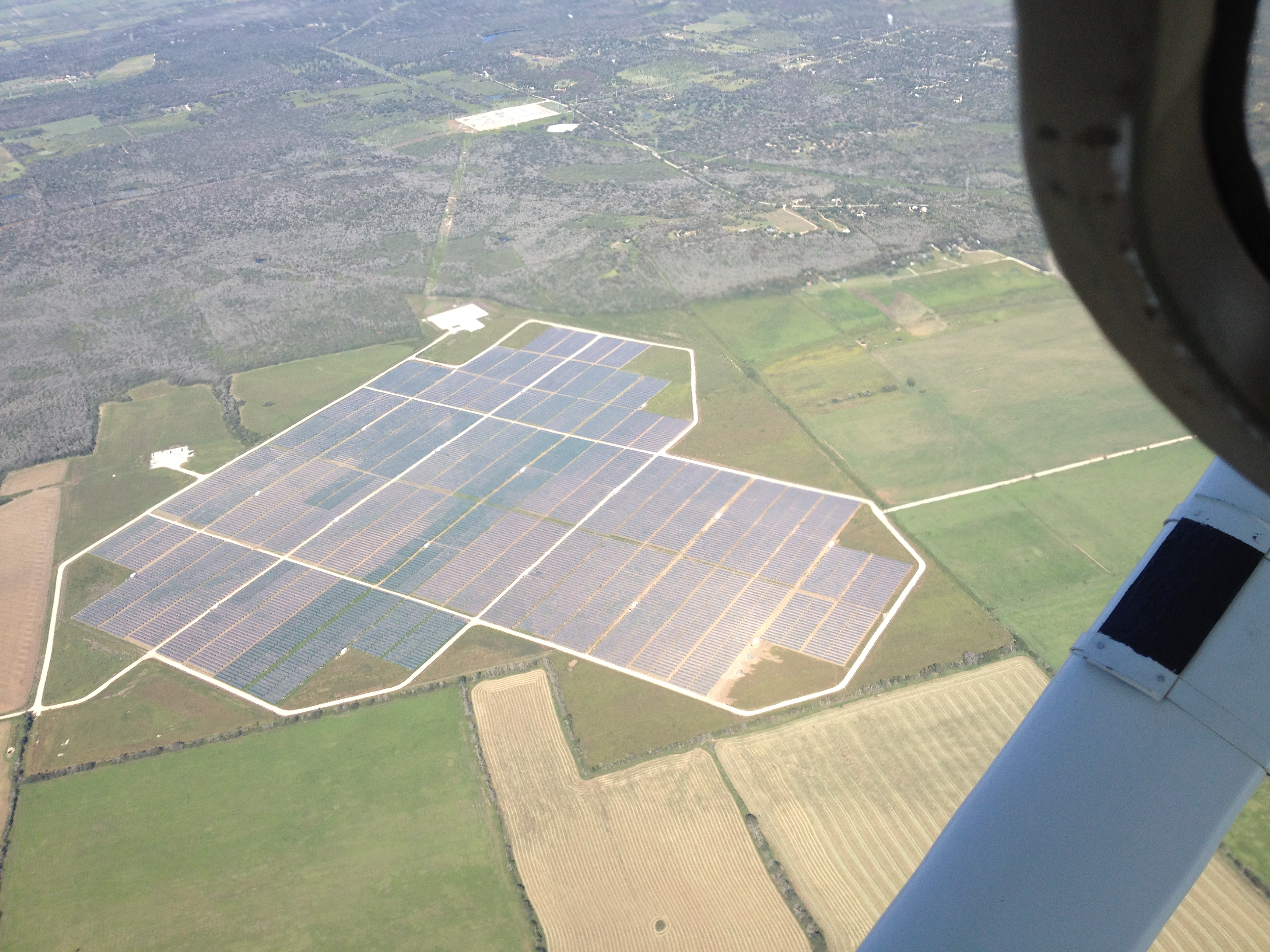 Utility-scale solar farm (file photo)