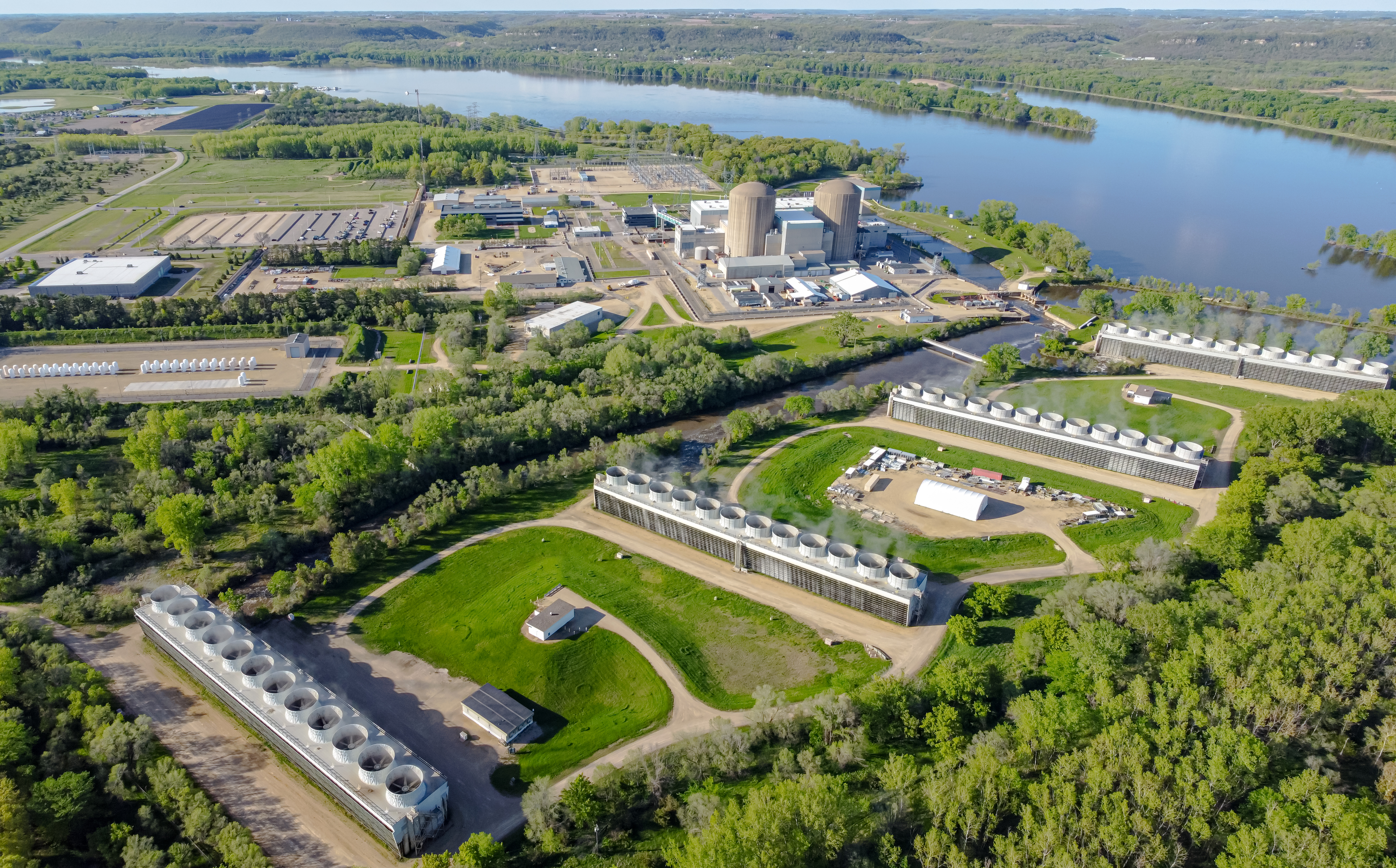 Aerial view of the Prairie Island Nuclear Generating Plant in Red Wing, Minnesota (file photo).